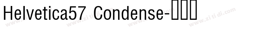 Helvetica57 Condense字体转换